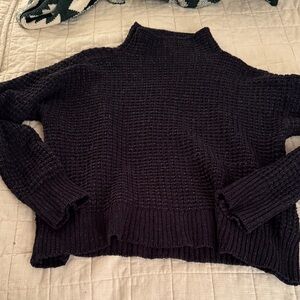 American Eagle Outfitters Black Turtleneck Sweater